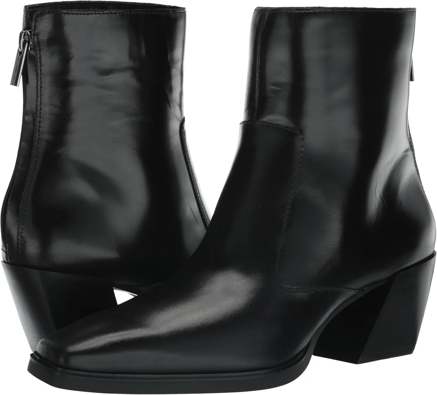 Vince Camuto Women's Viltana Stacked Heel Mid Calf Boot