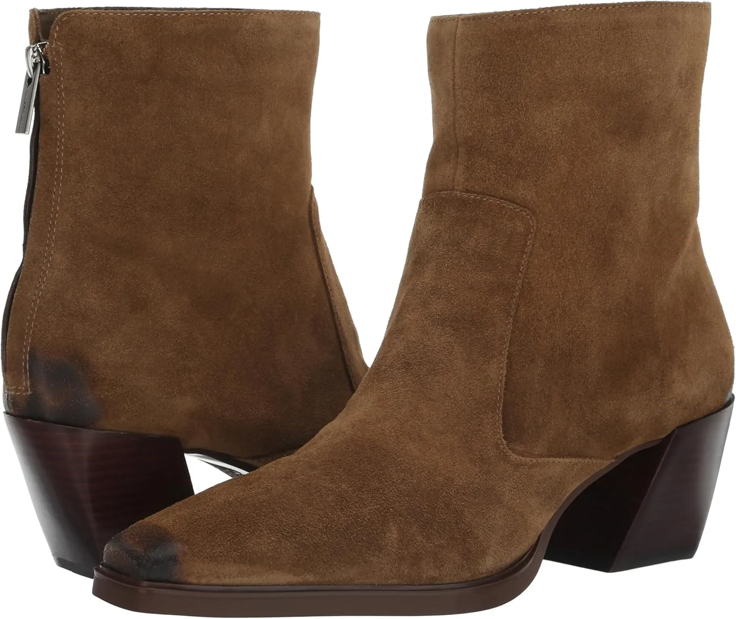 Vince Camuto Women's Viltana Stacked Heel Mid Calf Boot