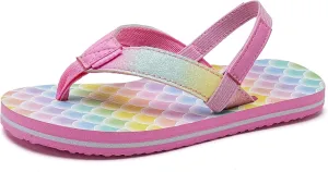 WateLves Toddler Flip Flops Girls Boys Sandals Shoes Kids Slip on Summer Sandals for Bath Shower Beach Pool (Toddler/Little Kid/Big Kid)