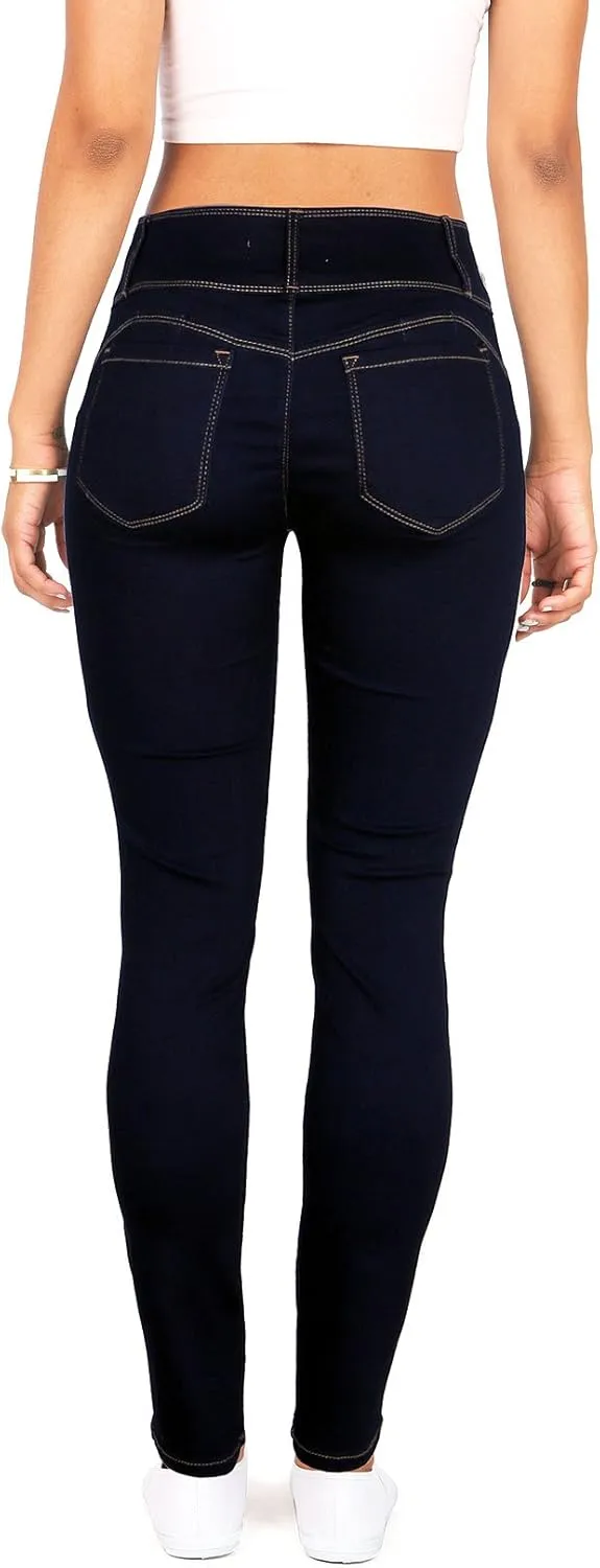 Wax Women's Juniors Body Flattering Mid Rise Skinny Jeans