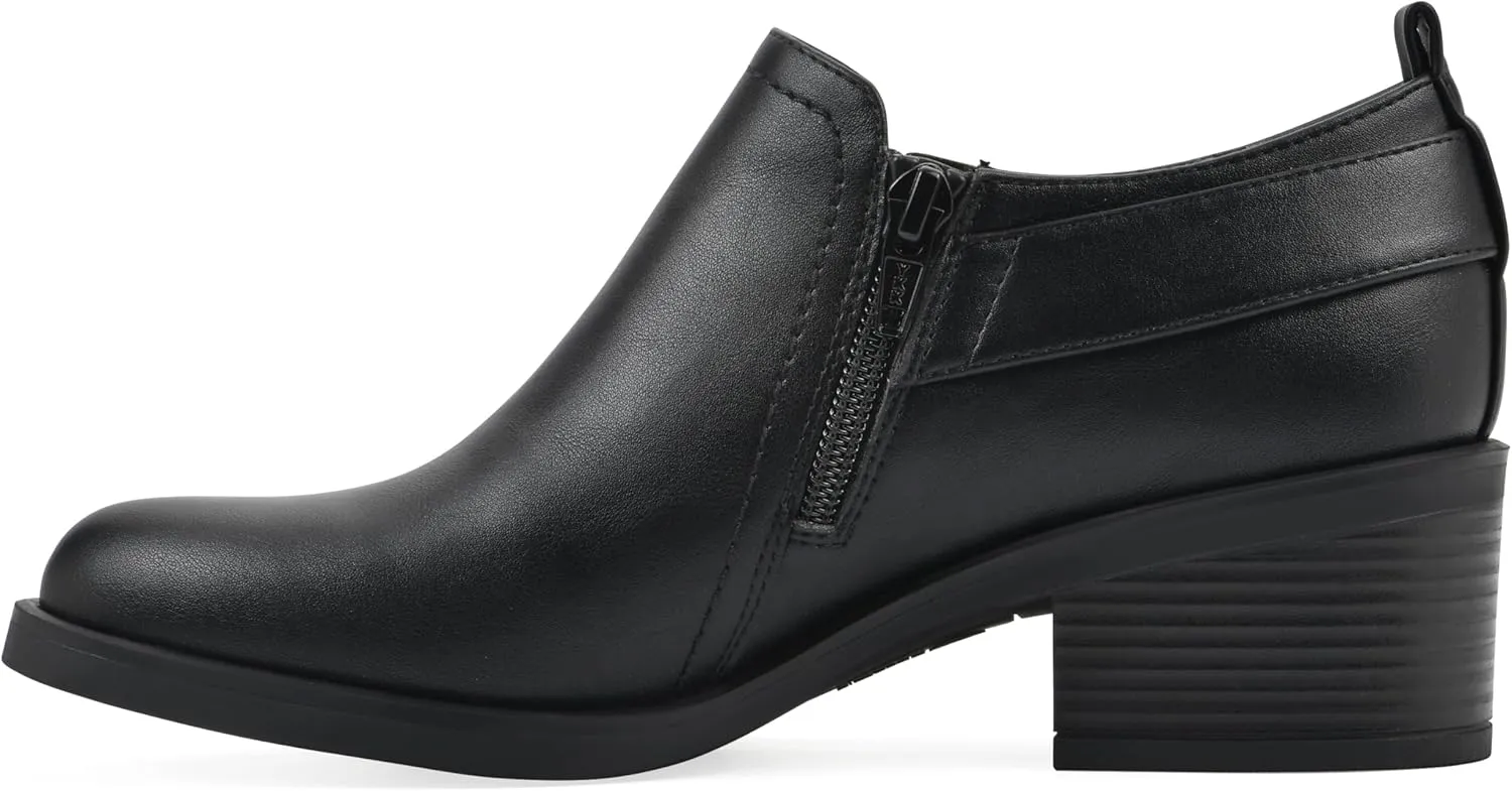 WHITE MOUNTAIN Women's Curby Heeled Ankle Shootie Boot