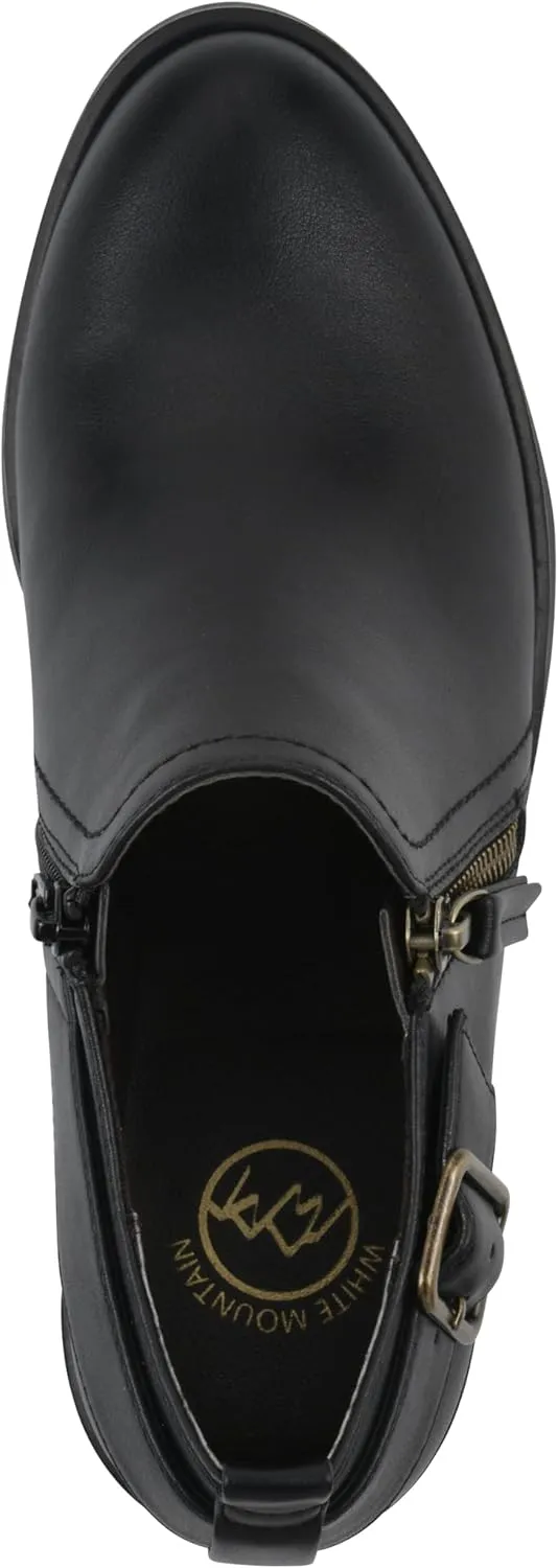 WHITE MOUNTAIN Women's Curby Heeled Ankle Shootie Boot