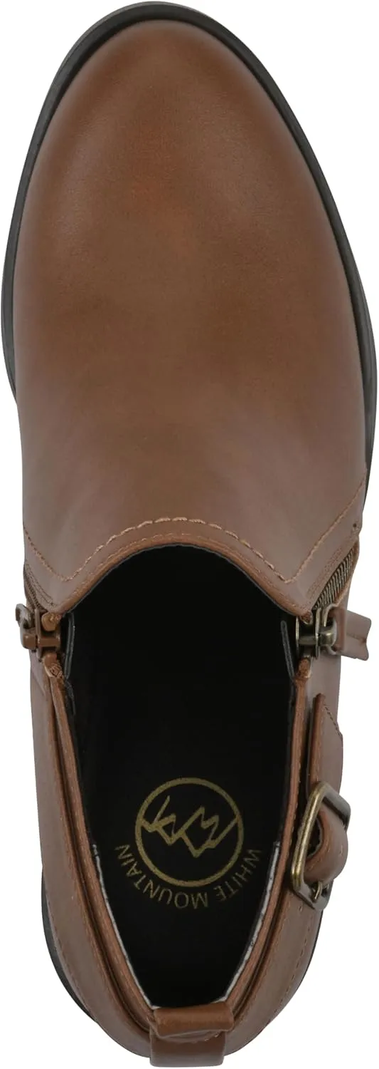 WHITE MOUNTAIN Women's Curby Heeled Ankle Shootie Boot