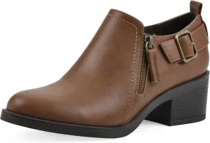 WHITE MOUNTAIN Women's Curby Heeled Ankle Shootie Boot