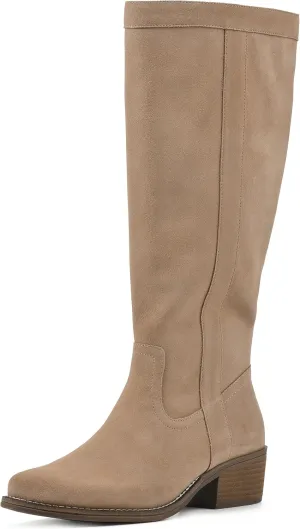 WHITE MOUNTAIN Women's Shoes Altitude Stack-Heeled Tall Boot