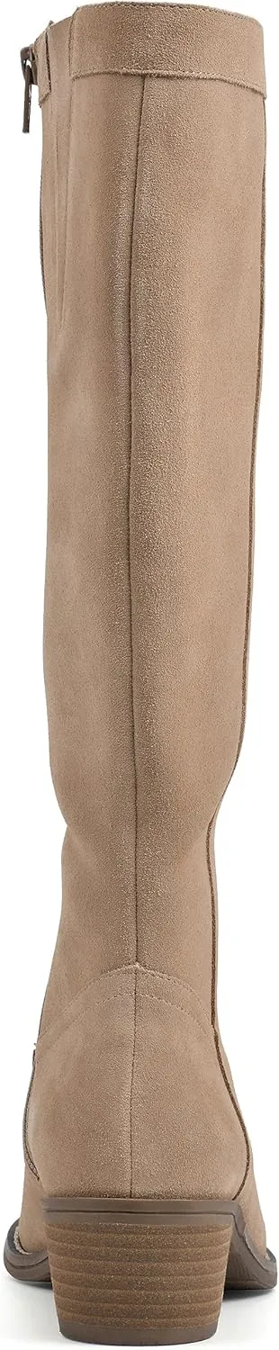 WHITE MOUNTAIN Women's Shoes Altitude Stack-Heeled Tall Boot
