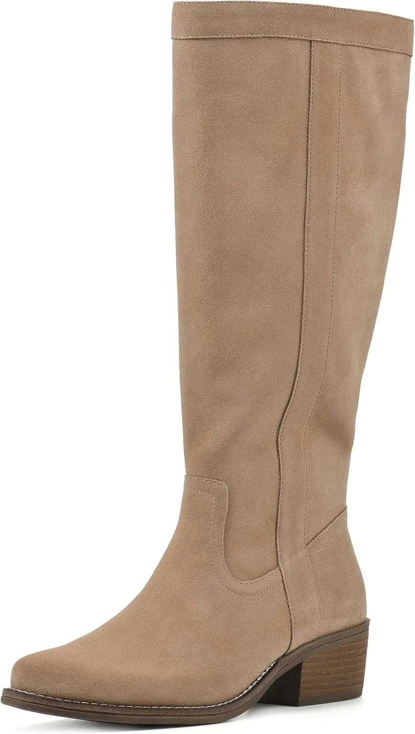 WHITE MOUNTAIN Women's Shoes Altitude Stack-Heeled Tall Boot