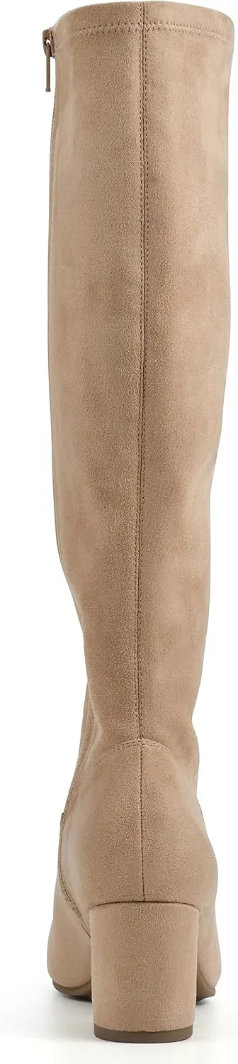 WHITE MOUNTAIN Women's Shoes Freesia Block Heel Tall Boot