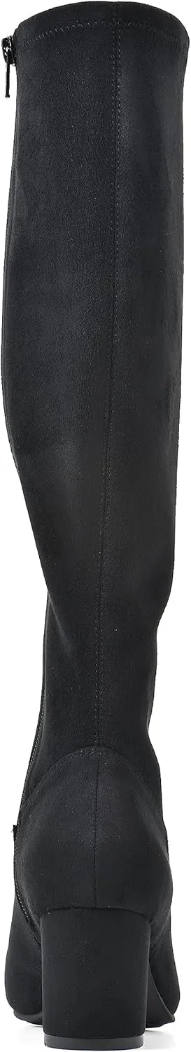 WHITE MOUNTAIN Women's Shoes Freesia Block Heel Tall Boot