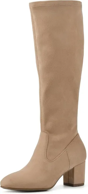 WHITE MOUNTAIN Women's Shoes Freesia Block Heel Tall Boot