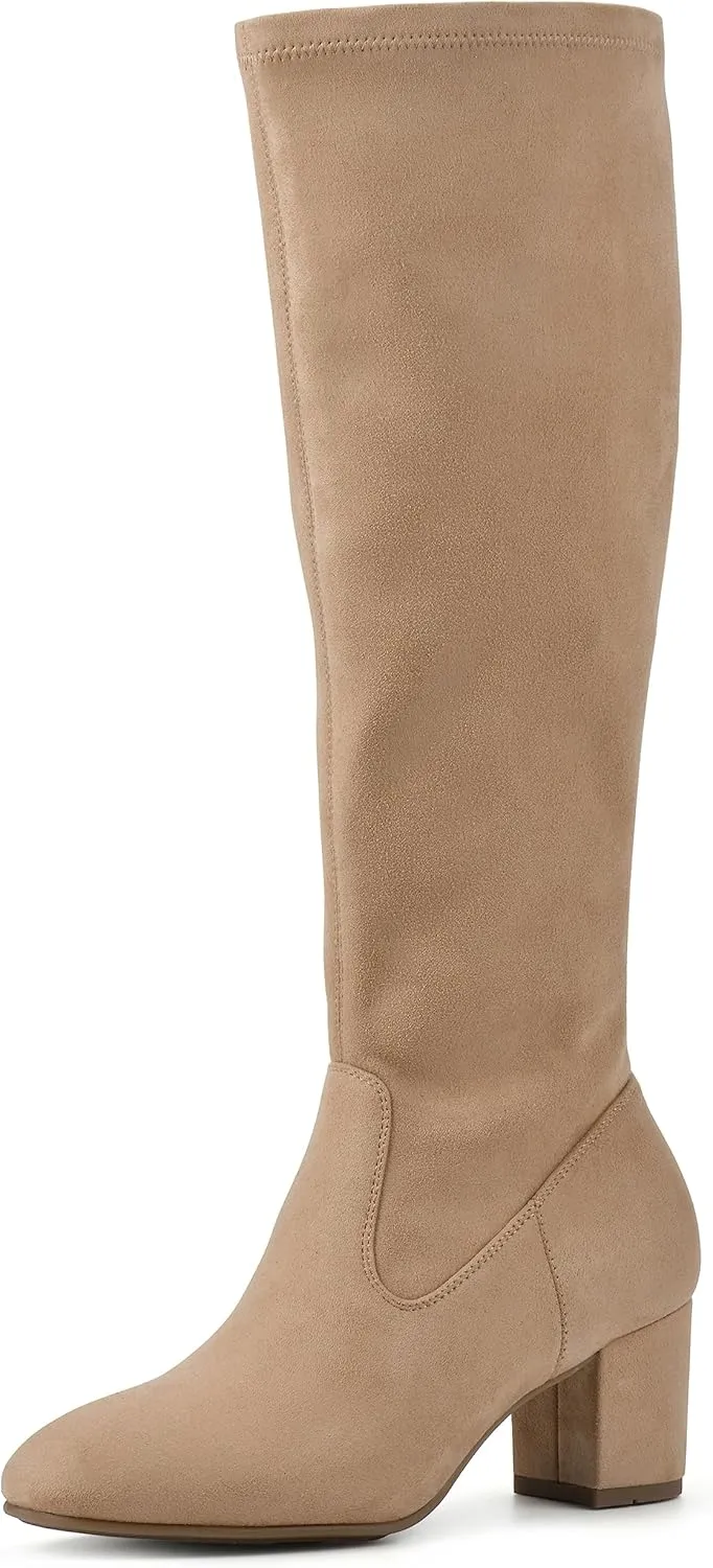 WHITE MOUNTAIN Women's Shoes Freesia Block Heel Tall Boot