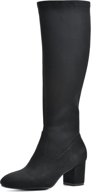 WHITE MOUNTAIN Women's Shoes Freesia Block Heel Tall Boot