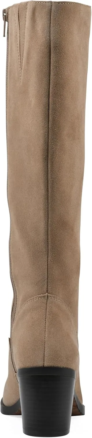 WHITE MOUNTAIN Women's Tater Block Heeled Tall Shaft Boot
