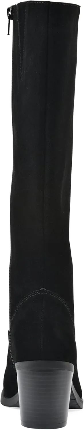 WHITE MOUNTAIN Women's Tater Block Heeled Tall Shaft Boot