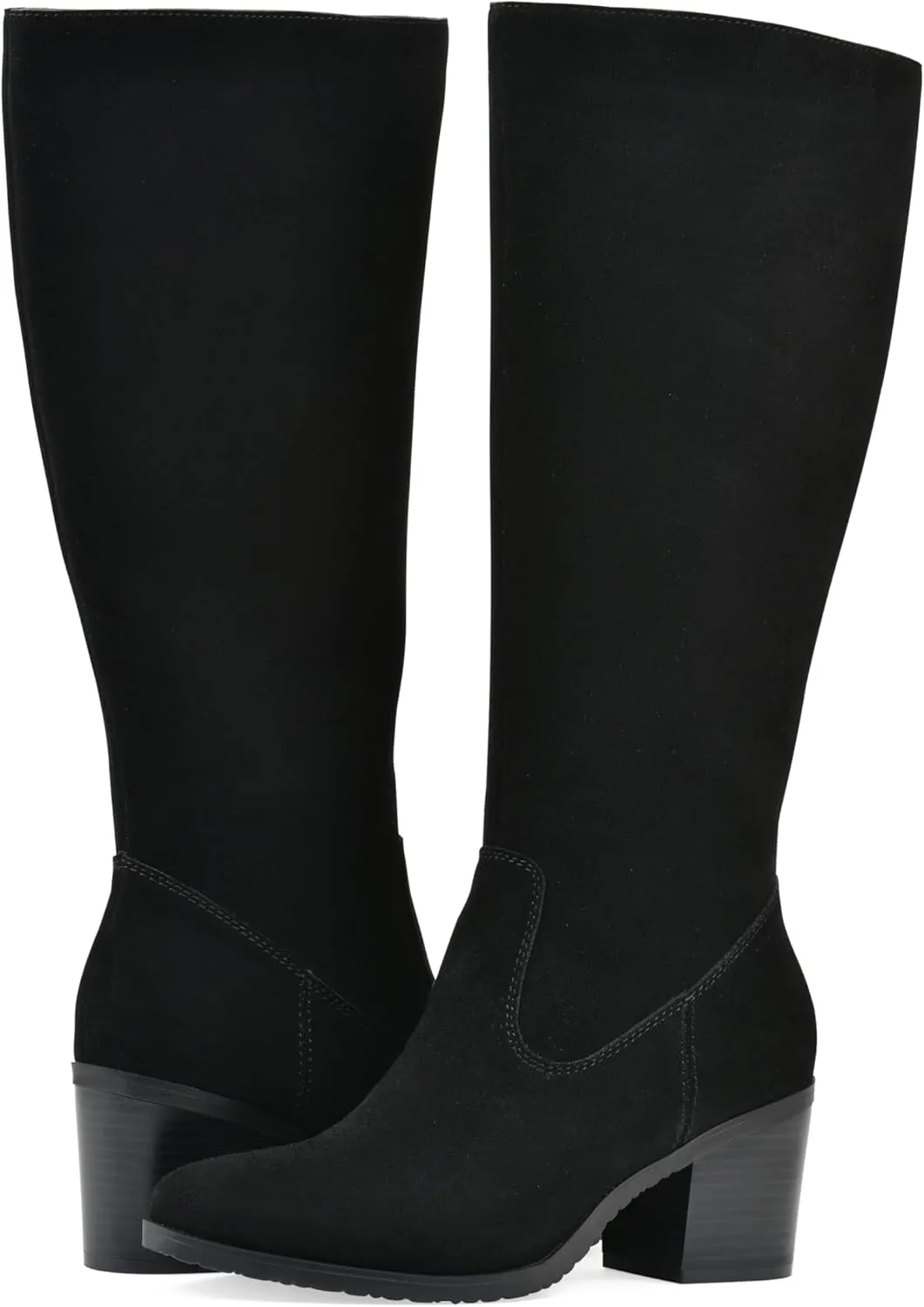 WHITE MOUNTAIN Women's Tater Block Heeled Tall Shaft Boot