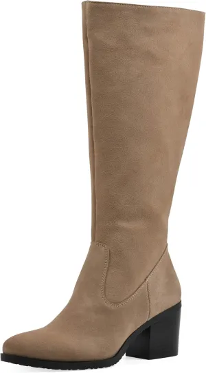 WHITE MOUNTAIN Women's Tater Block Heeled Tall Shaft Boot