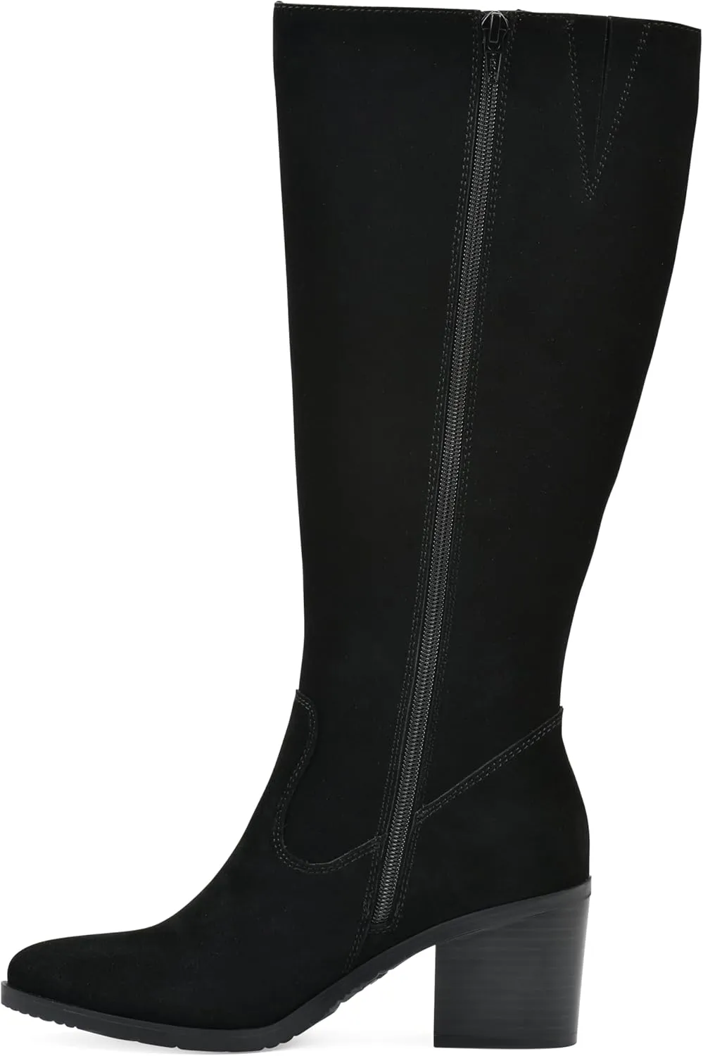 WHITE MOUNTAIN Women's Tater Block Heeled Tall Shaft Boot