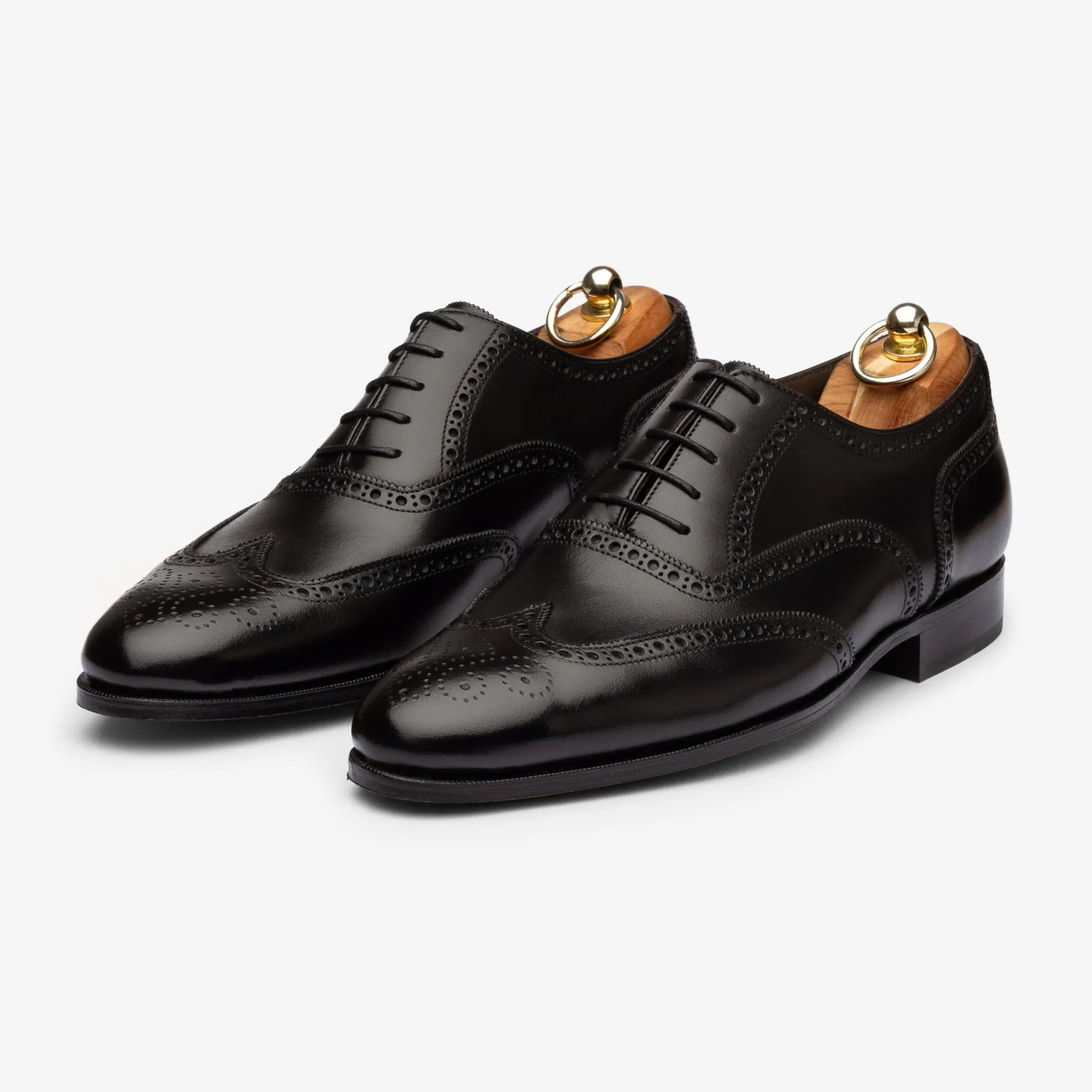 Wingtip Oxford - Black - Zip Last