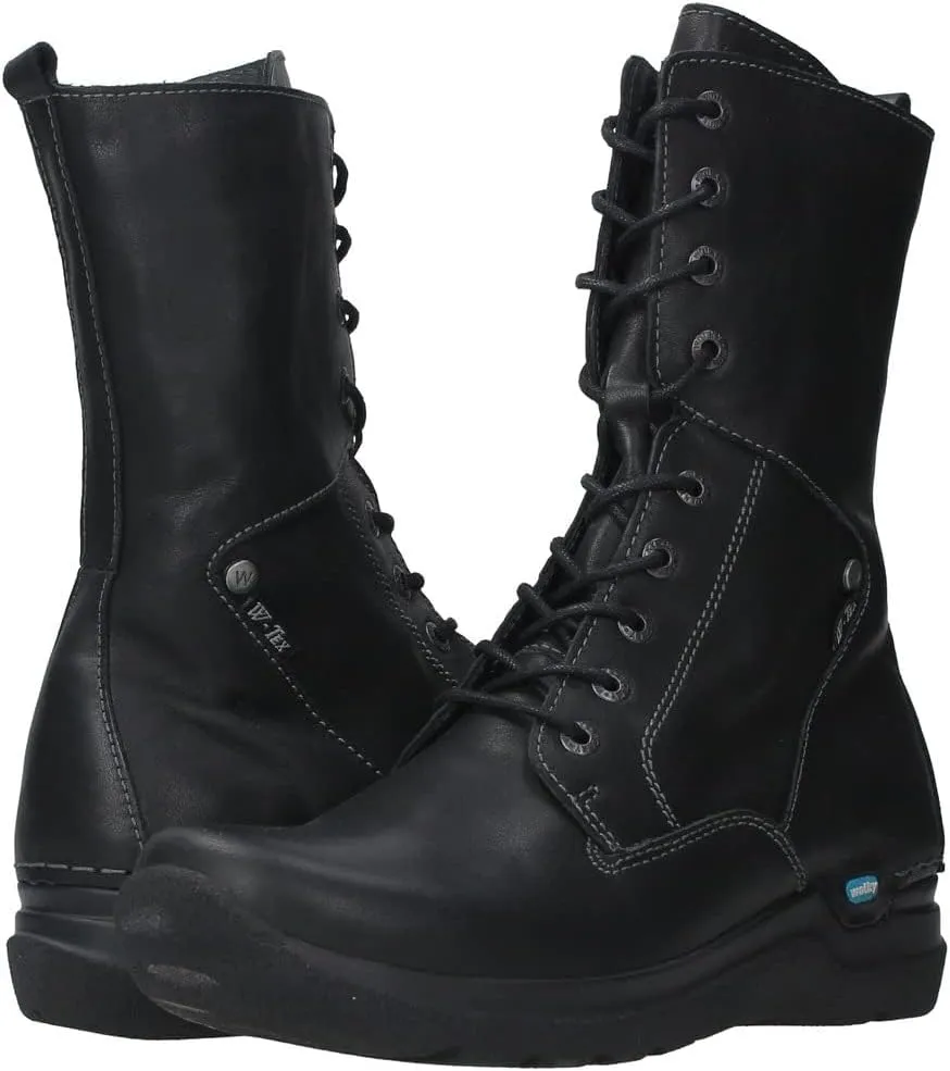 Wolky Women's Zigzag Water Resistant Mid Calf Boot