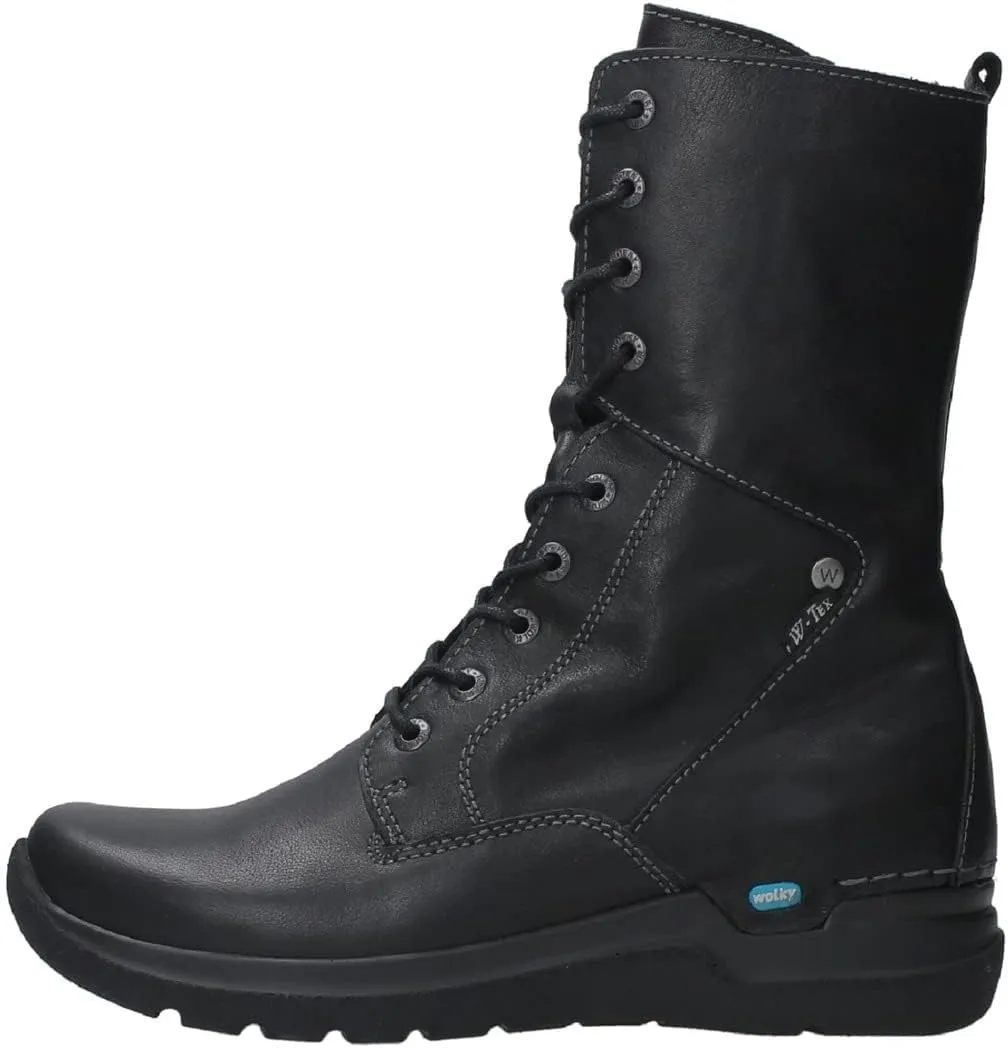 Wolky Women's Zigzag Water Resistant Mid Calf Boot