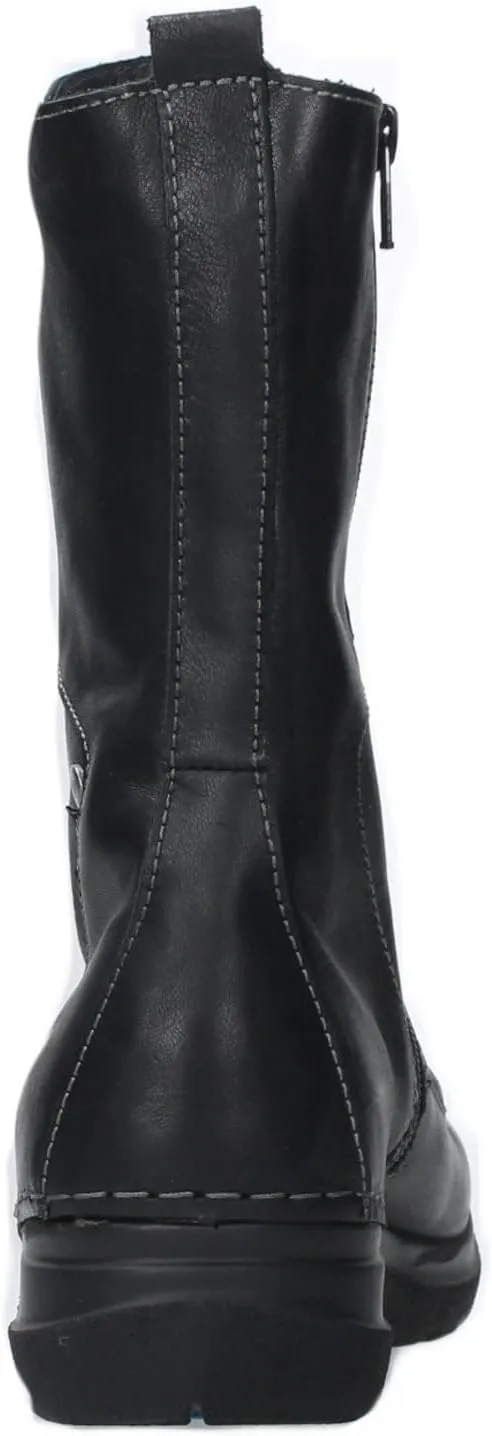 Wolky Women's Zigzag Water Resistant Mid Calf Boot