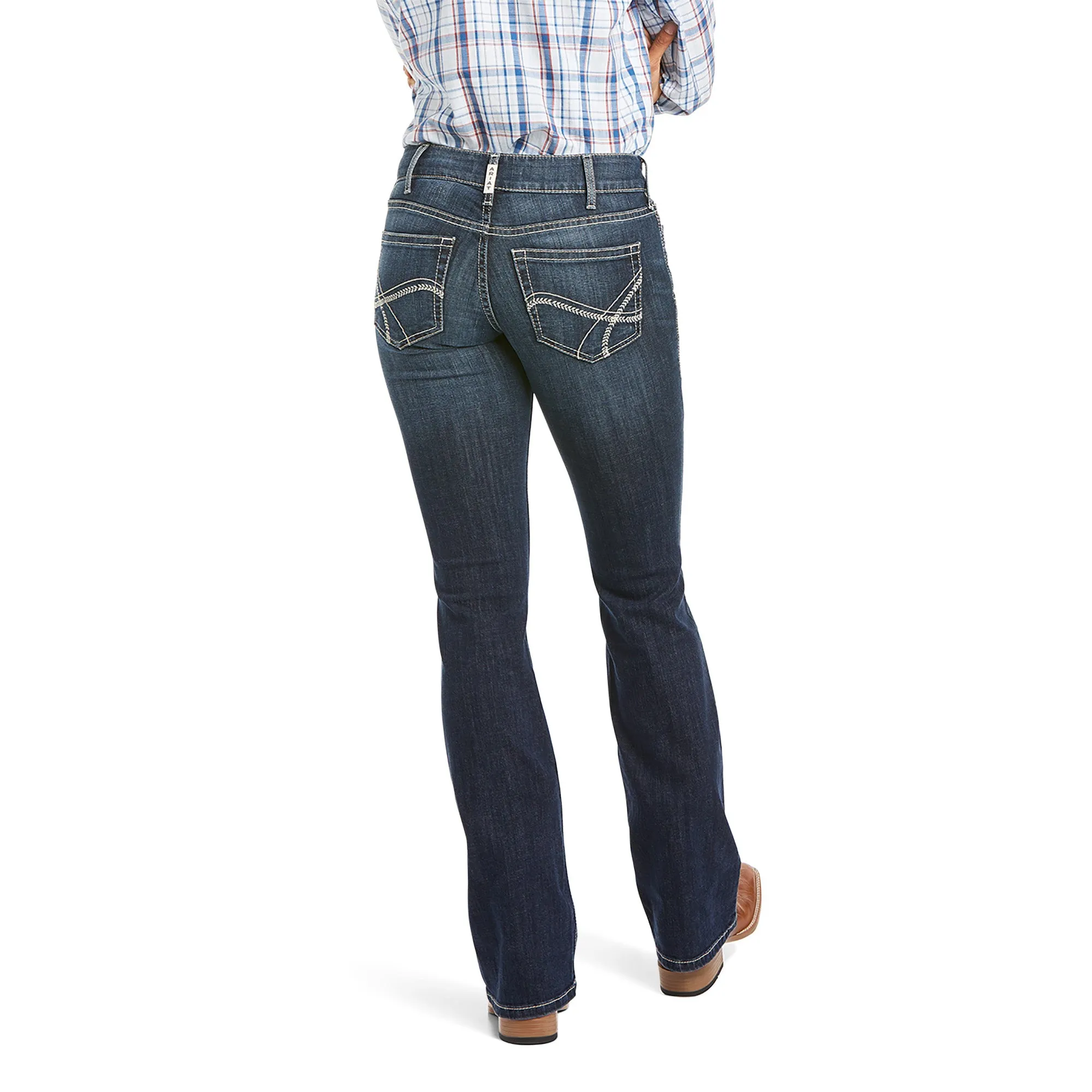 Women's Ariat R.E.A.L. Arrow Fit Mid-Rise Boot Cut Esther Jean #10034662-C