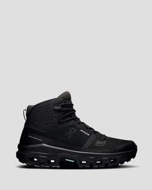 Women's On Cloudrock Waterproof Mid Hiking Boots - Black/Black