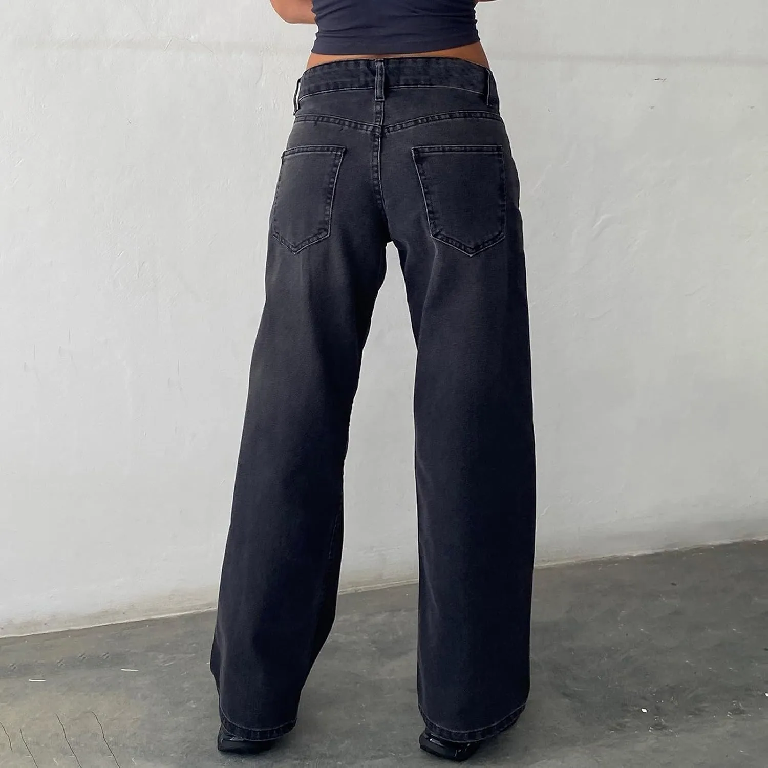 Womens Rise Stretch Boot Cut Jeans Fitting High Waisted Jeans Jeans Womans Woman's Jeans Jean