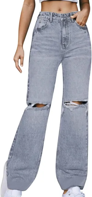 Womens Rise Stretch Boot Cut Jeans Fitting High Waisted Jeans Jeans Womans Woman's Jeans Jean