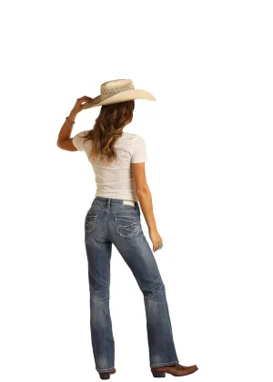 Women's Rock & Roll Cowgirl Mid-Rise Jean #W1-9775-C