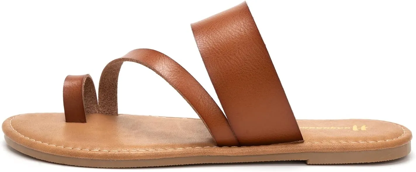 Women's Slide Sandals Slip On Flat Flip Flop Thong Casual Summer