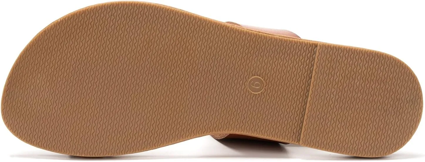 Women's Slide Sandals Slip On Flat Flip Flop Thong Casual Summer
