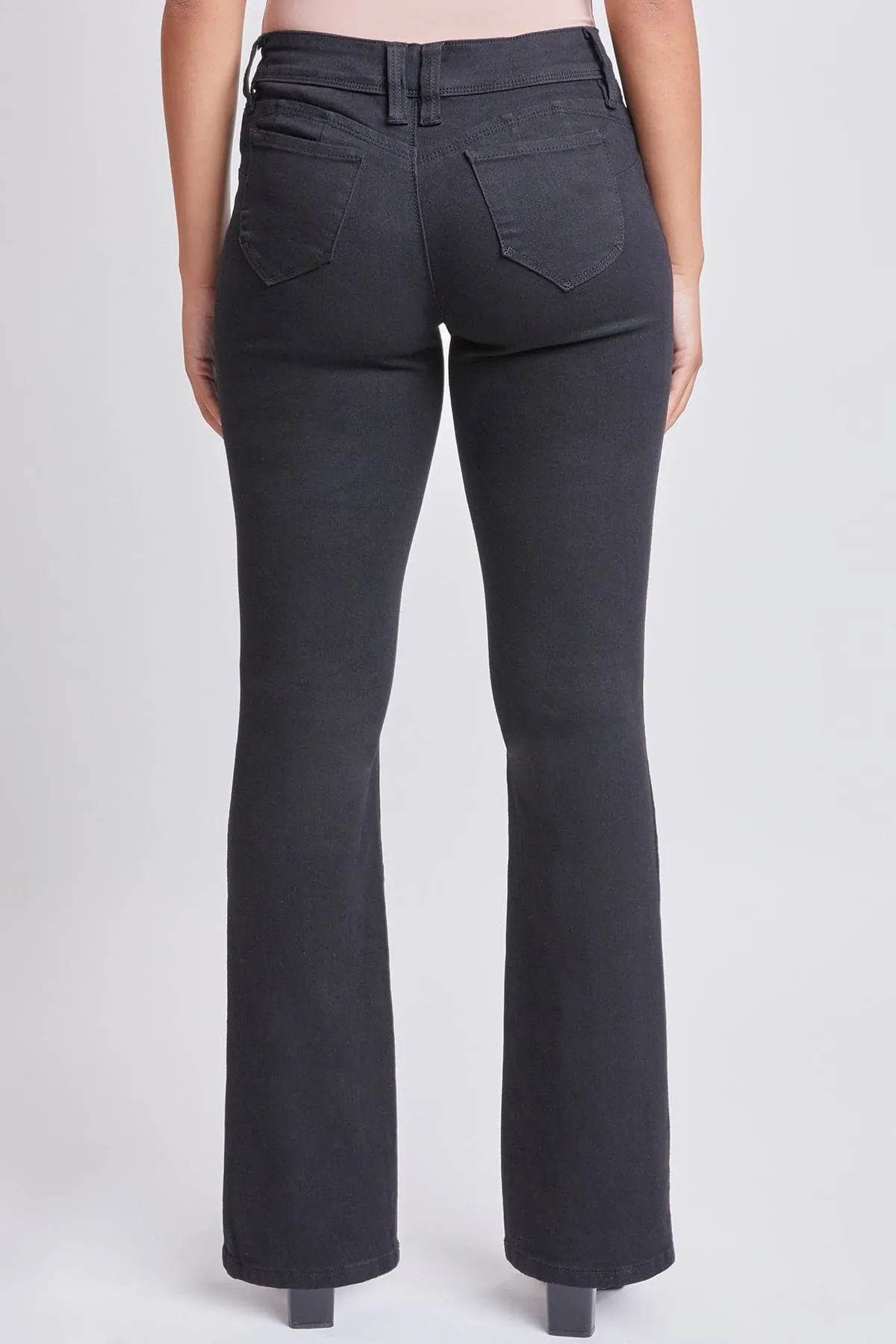 Women’s Sustainable WannaBettaButt Mid Rise Bootcut Jeans Jacket From YMI JEANS