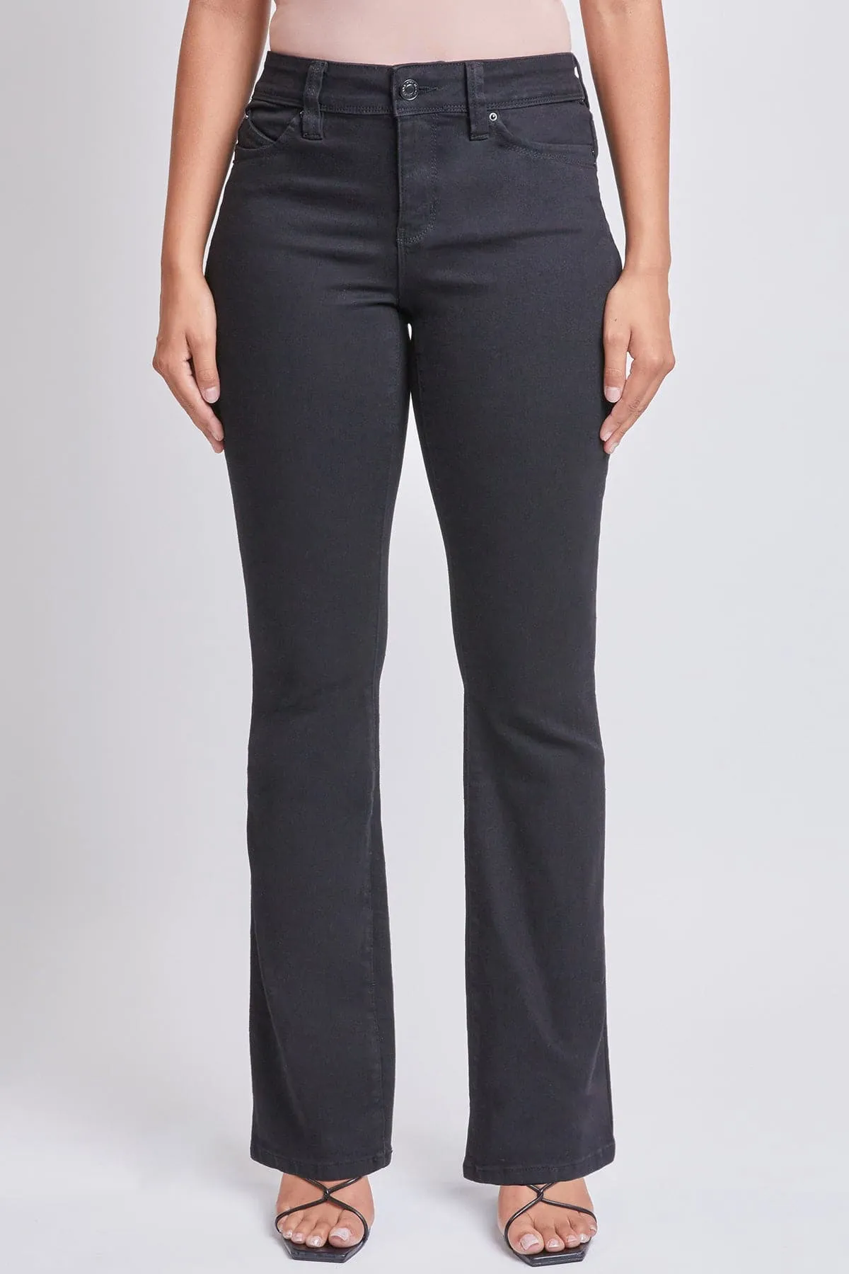 Women’s Sustainable WannaBettaButt Mid Rise Bootcut Jeans Jacket From YMI JEANS