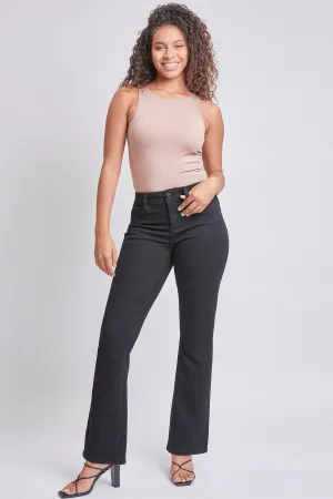 Women’s Sustainable WannaBettaButt Mid Rise Bootcut Jeans Jacket From YMI JEANS