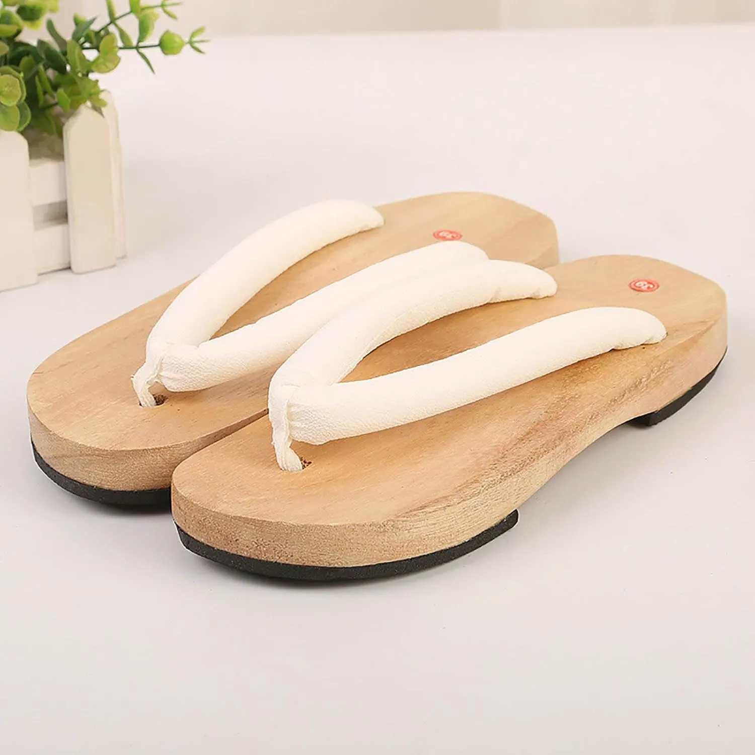 Wooden Clogs Women Kamado Kochou Cosplay Shoes Geta Slippers Japanese Sandal Clog
