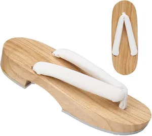 Wooden Clogs Women Kamado Kochou Cosplay Shoes Geta Slippers Japanese Sandal Clog