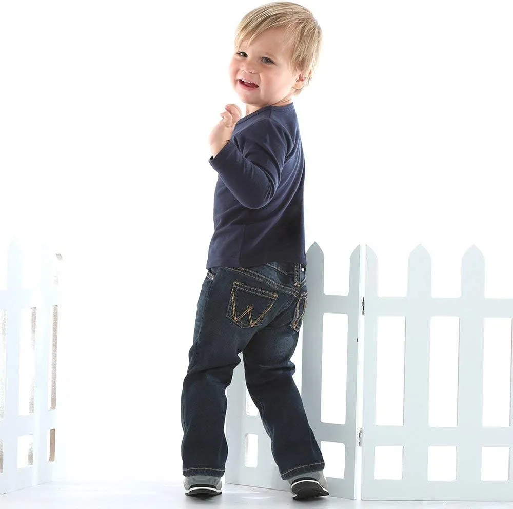 Wrangler Baby Boys' Five Pocket Boot Cut Jeans