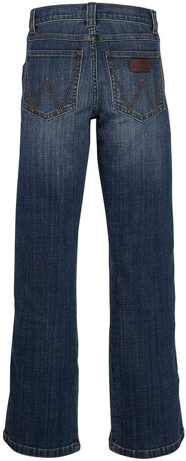 Wrangler Boys' Retro Relaxed Fit Boot Cut Jeans