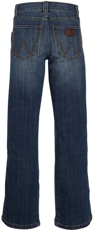 Wrangler Boys' Retro Relaxed Fit Boot Cut Jeans