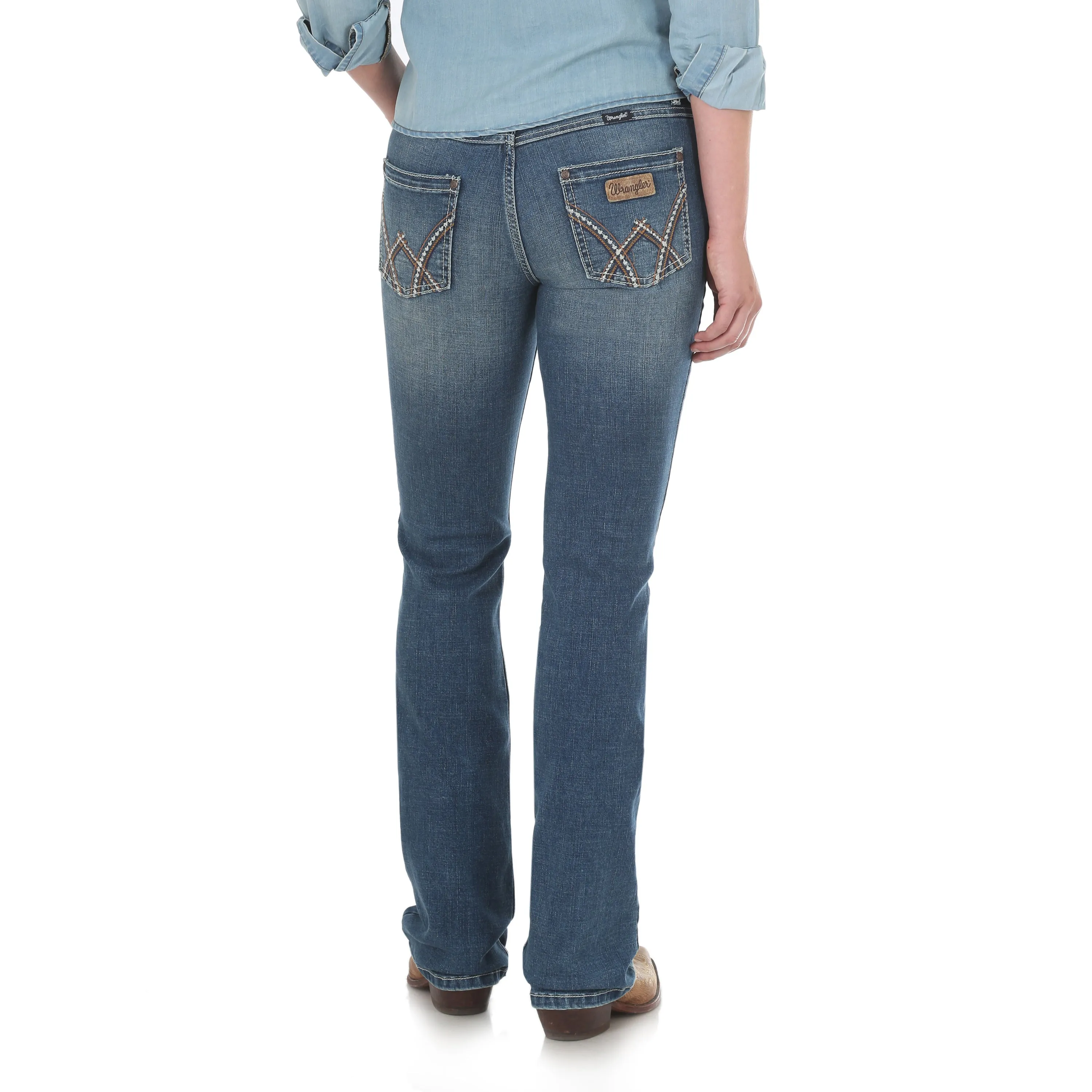 Wrangler Wmns Retro Med Rise Boot Cut Jean