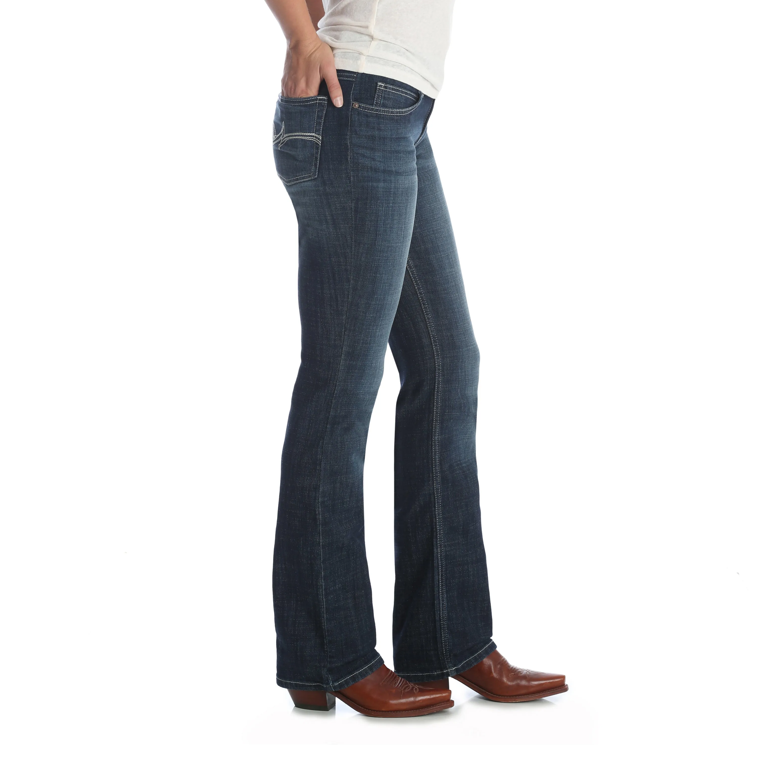 Wrangler Women's PR Patch Boot Cut STYLE 09MWZDO