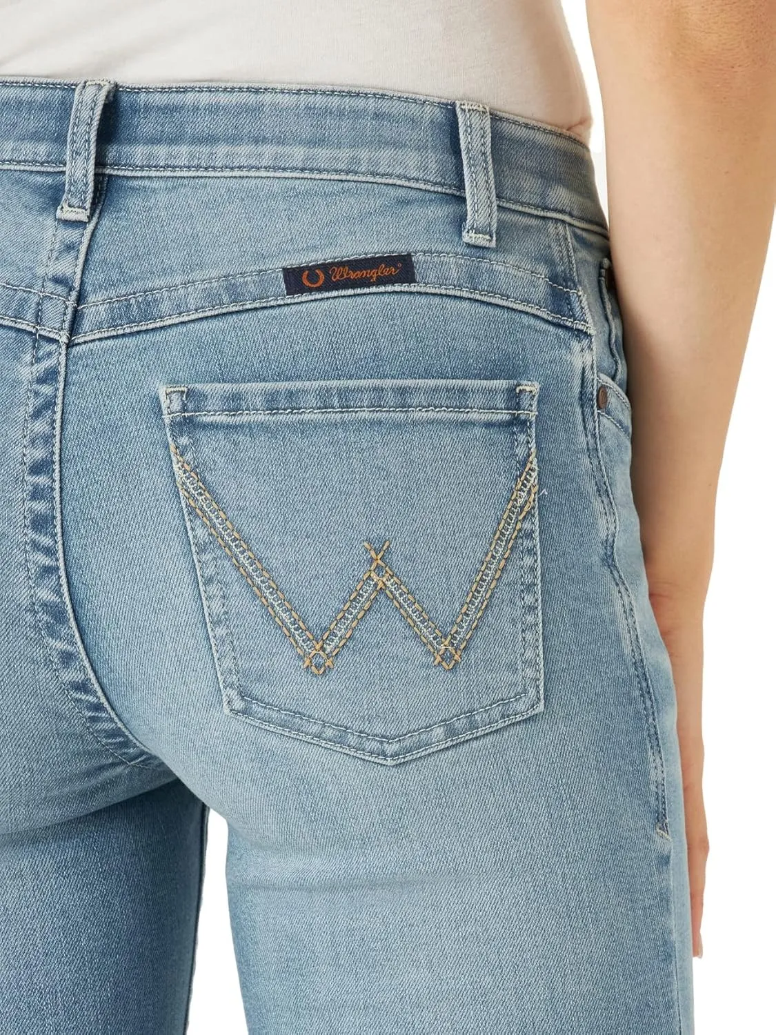 Wrangler Women's Willow Mid Rise Boot Cut Ultimate Riding Jeans