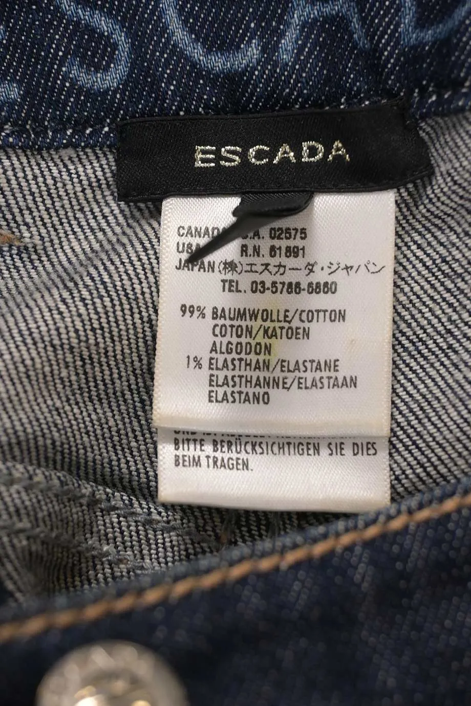 [WW42199] Escada | Denim Pants