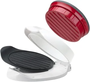 Zyliss E960002 Burger Press, Plastic, Circular Press for Meat Burgers/Veggie Burgers/Vegan Burgers/BBQ Burgers/Sausage Meat, Dishwasher Safe