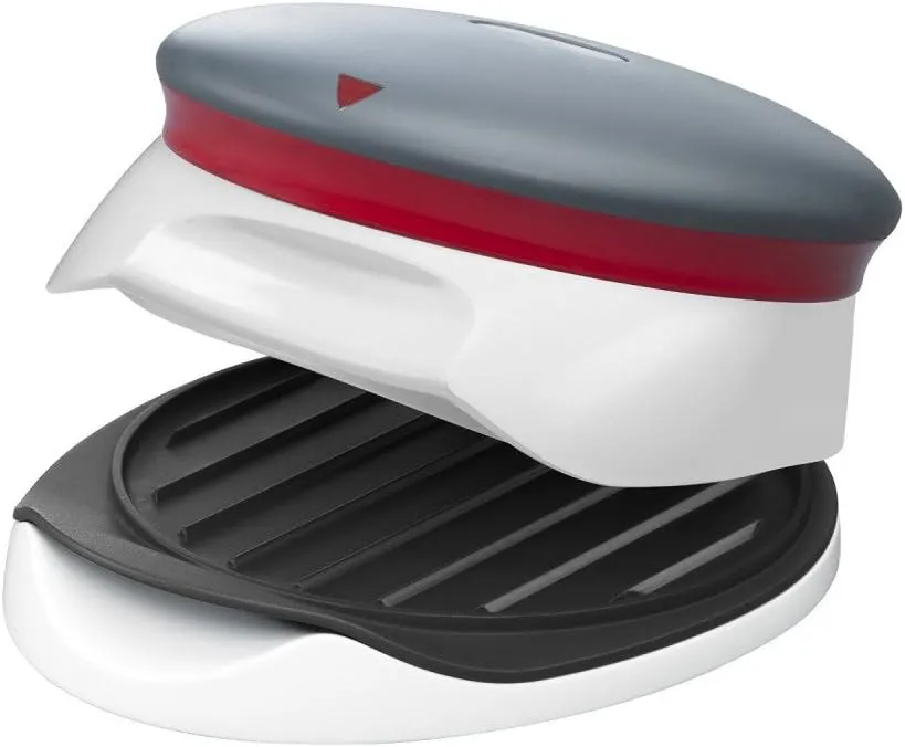 Zyliss E960002 Burger Press, Plastic, Circular Press for Meat Burgers/Veggie Burgers/Vegan Burgers/BBQ Burgers/Sausage Meat, Dishwasher Safe